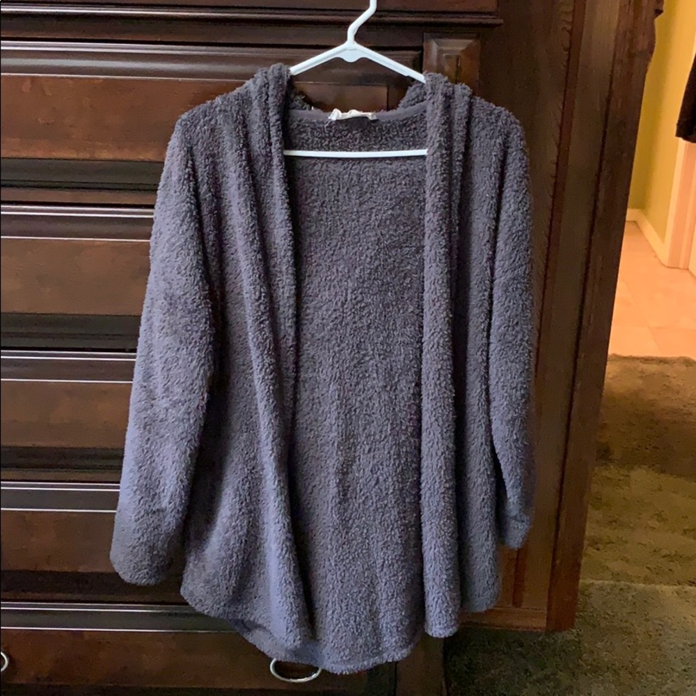 Fluffy Gray Jacket